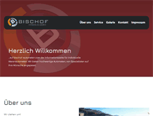 Tablet Screenshot of bischof-automaten.com